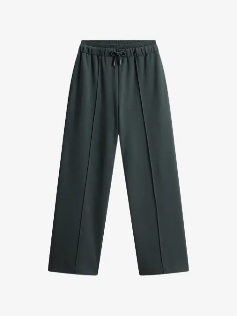 Woolrich pants con logo bordado y cordones en la pretina