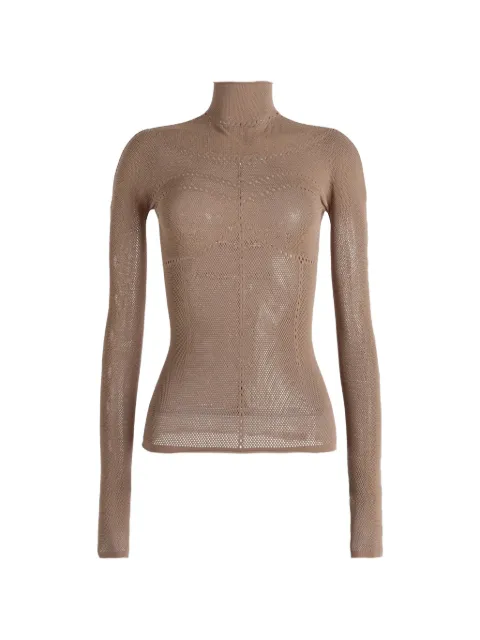 Maccapani mock-neck top