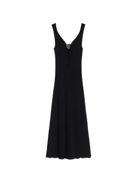 Maccapani tie-up midi dress