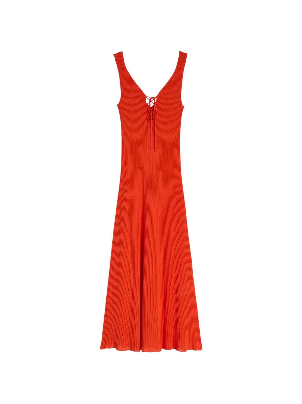 Maccapani tie-up dress - Orange
