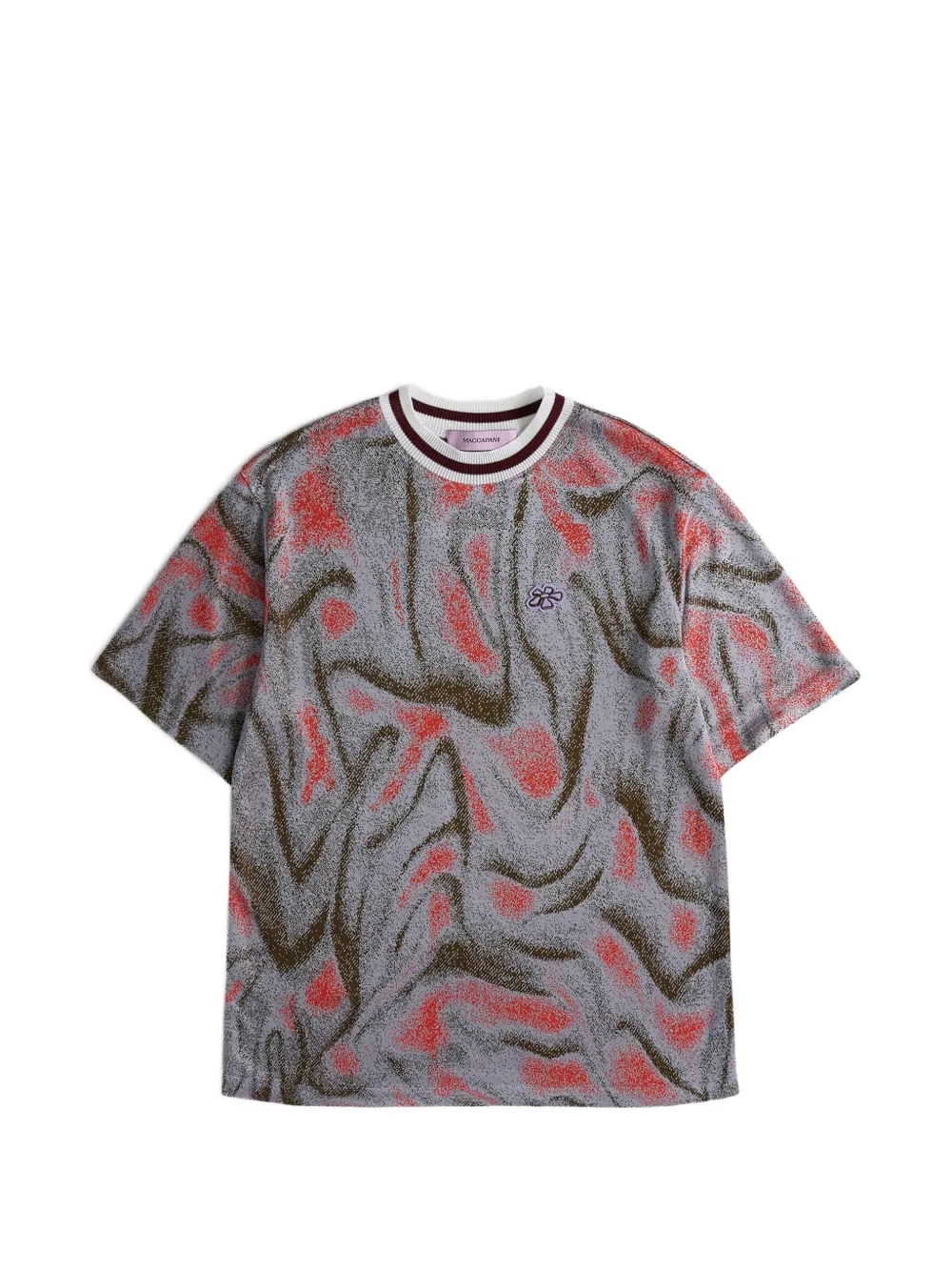 Maccapani jacquard embroidered T-shirt