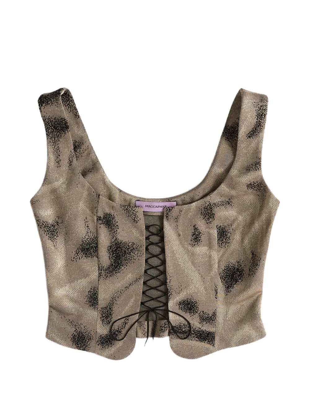 Maccapani Comfy tie corset - Nude