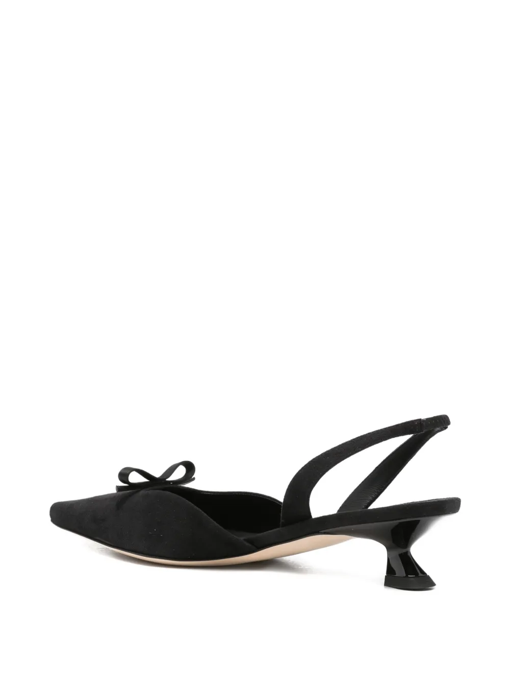 3juin Manny bow-detail mules Zwart