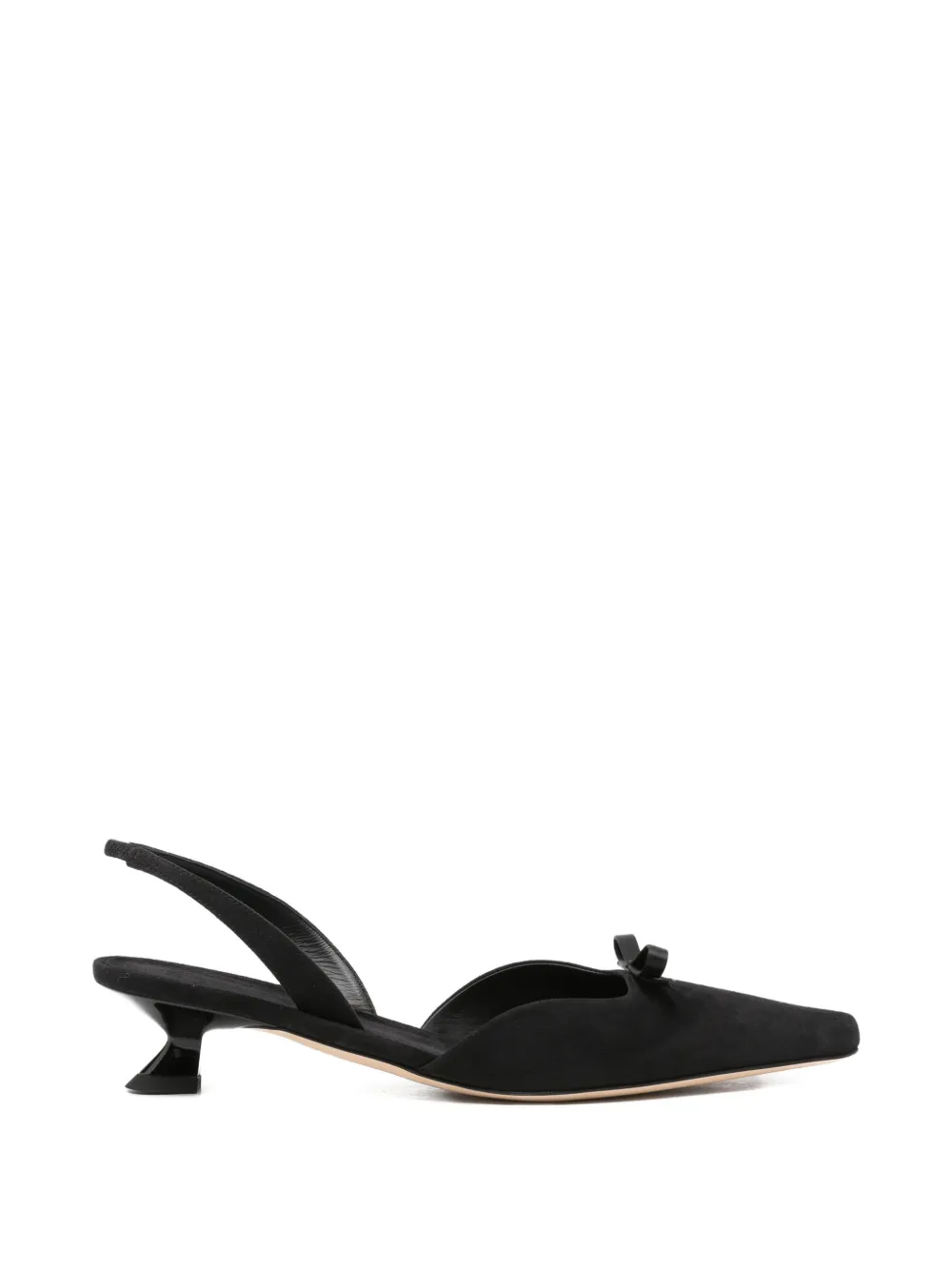 3juin Manny bow-detail mules Zwart