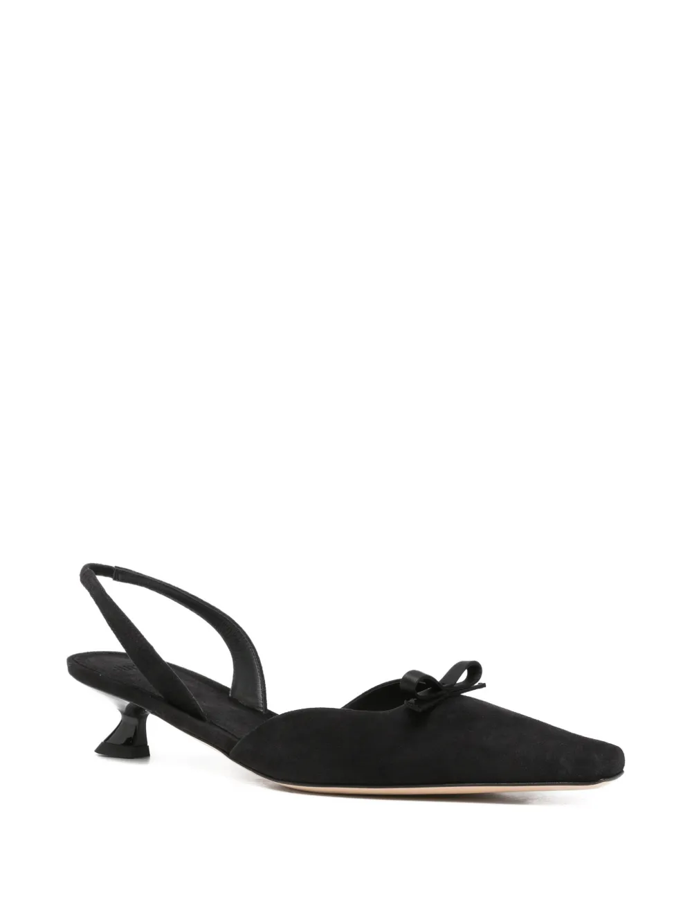 3juin Manny bow-detail mules Zwart