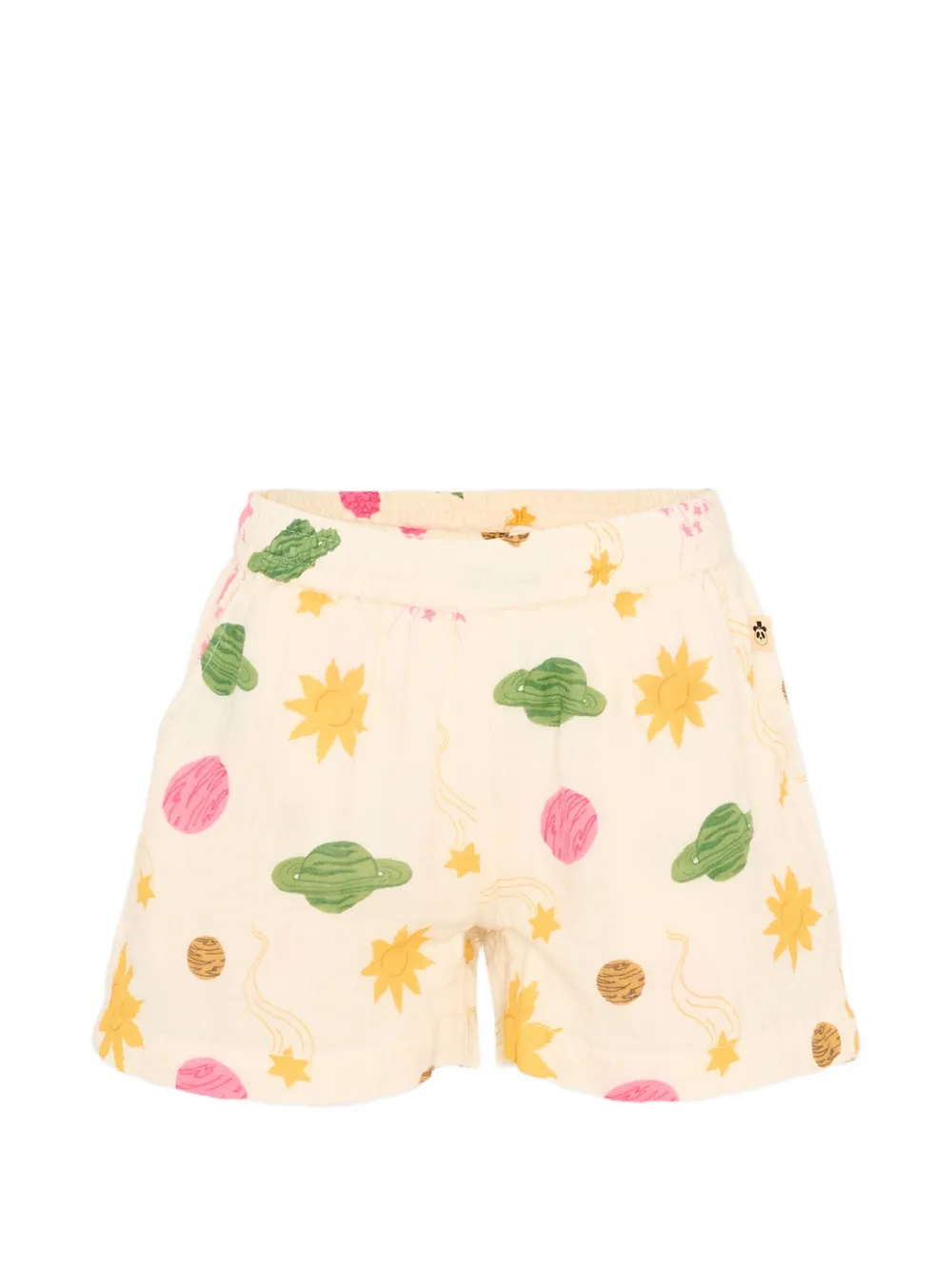 Mini Rodini Space-print shorts - Toni neutri