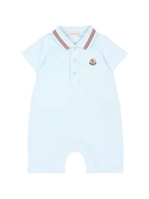 Moncler Enfant grenouillère à col polo