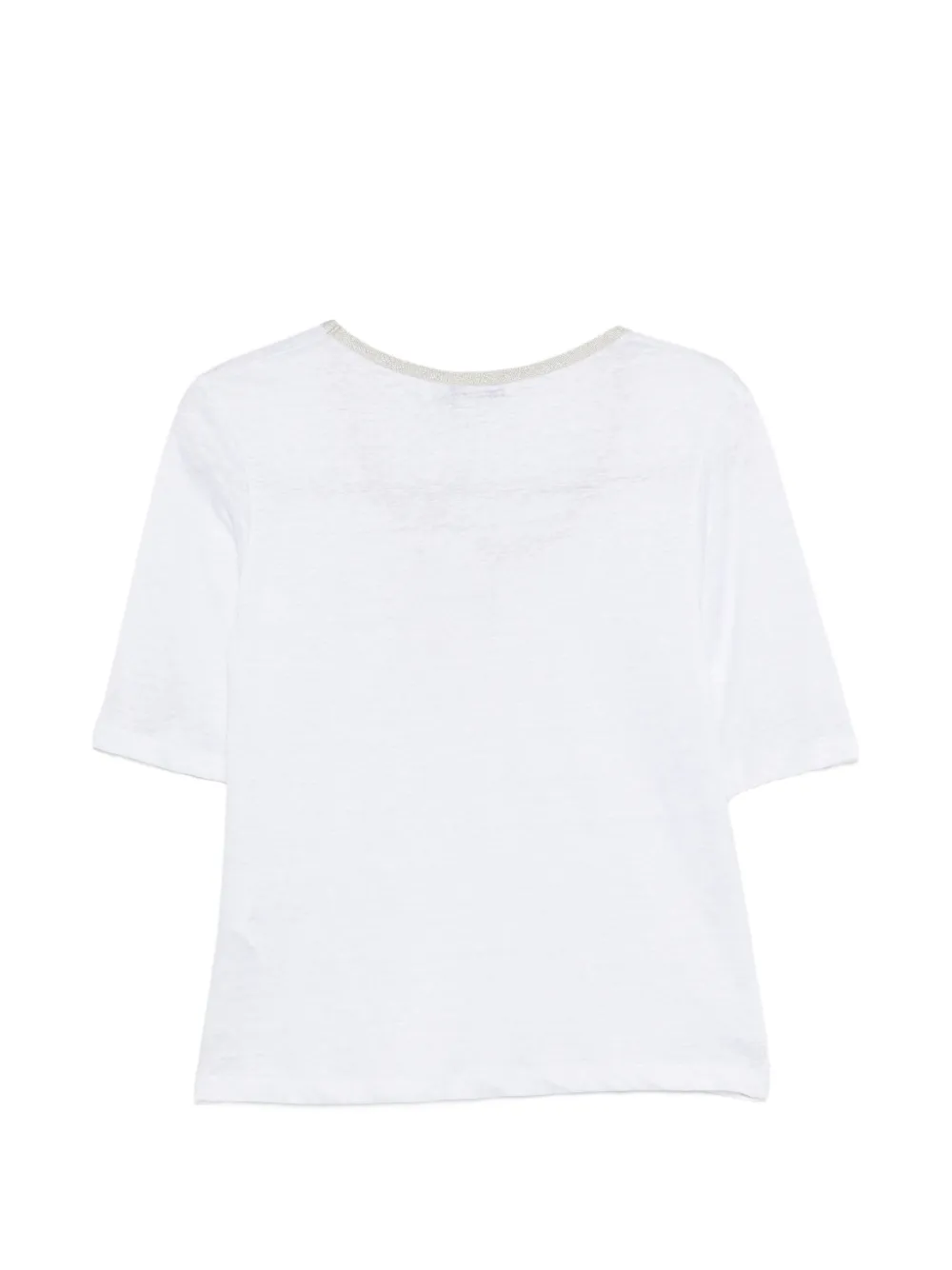  Max & Moi Camiseta Con Cuello Redondo - Blanco 
