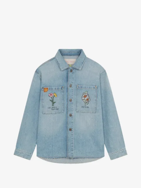 Mira Mikati chamarra con bordado floral