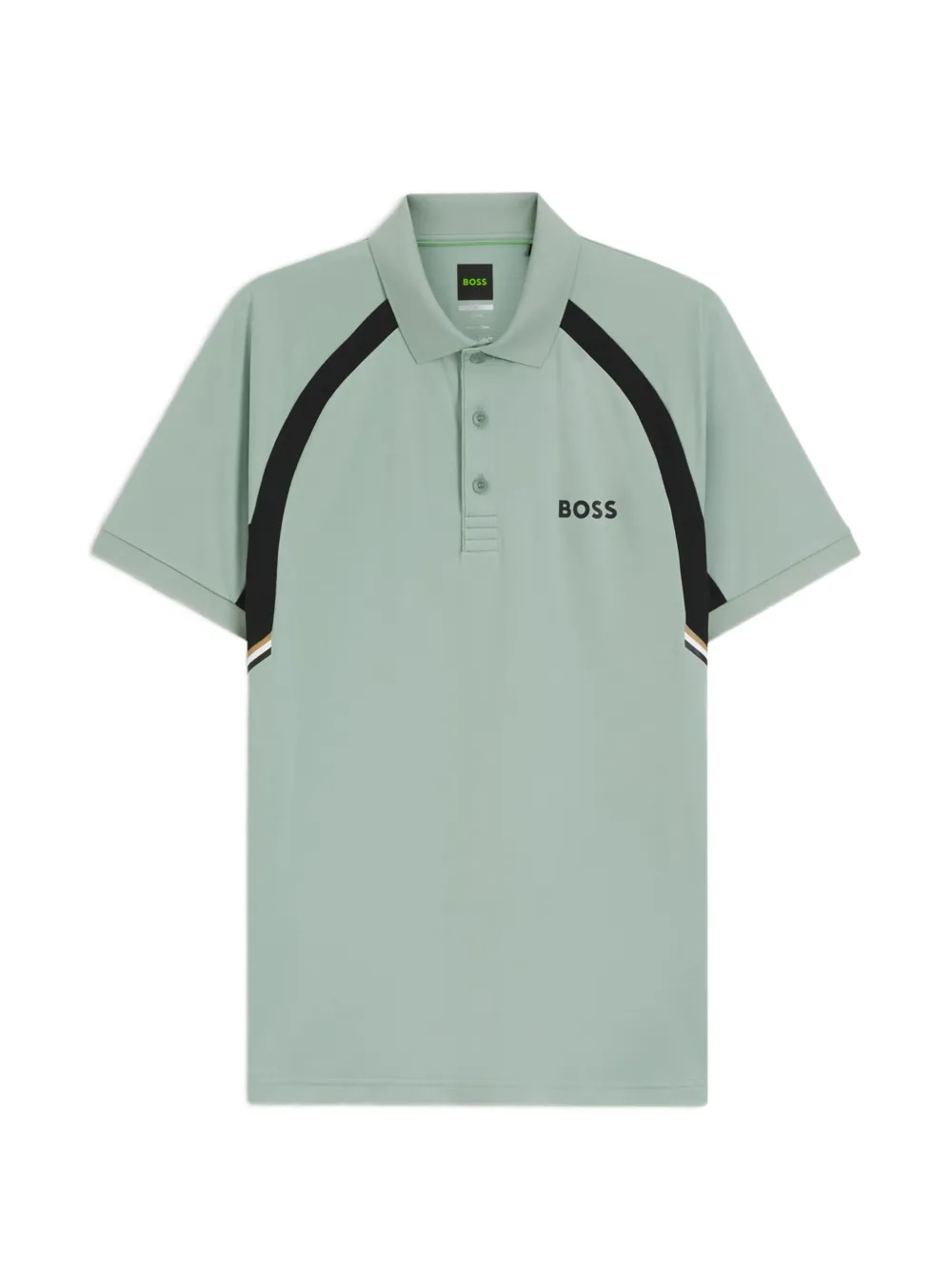 BOSS Active Quick-Dry slim-fit poloshirt Groen