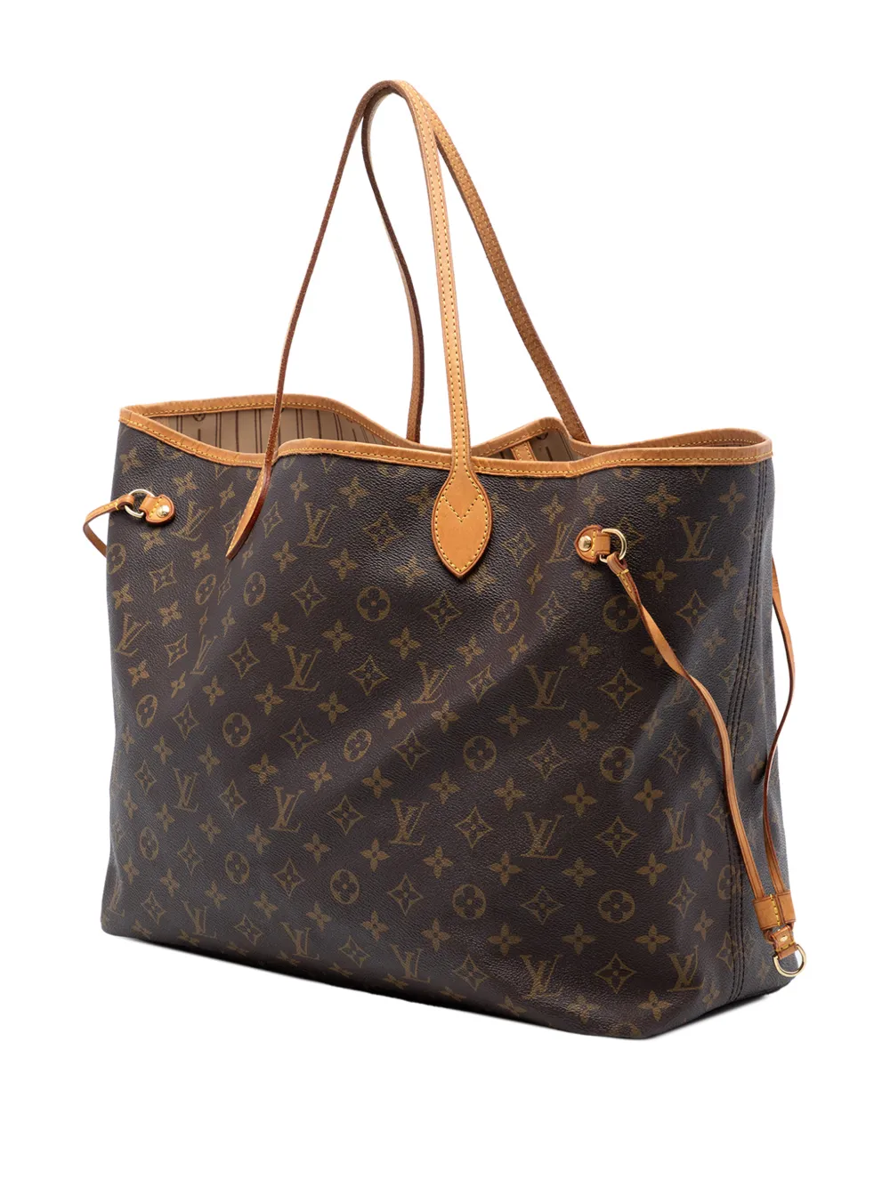  Louis Vuitton Pre-owned 2009 Monogram Neverfull Gm Tote Bag - Brown 