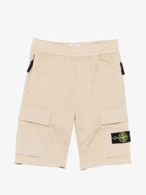 Stone Island Junior bermudas con pretina elástica