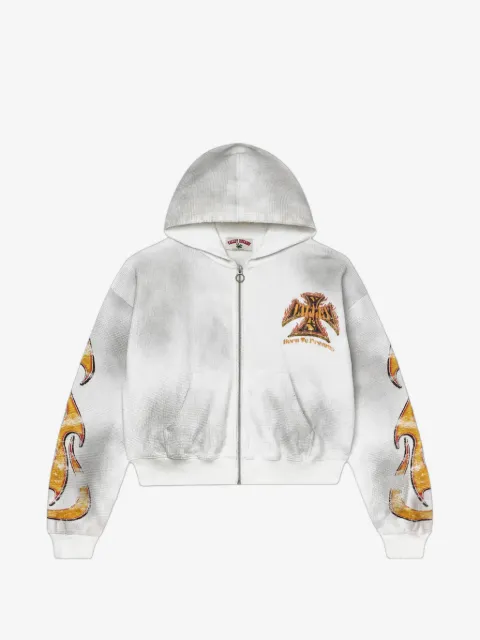 Vale hoodie con cierre