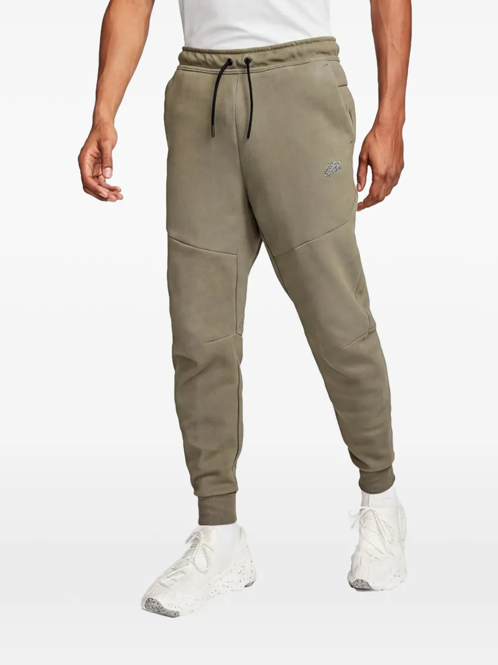 Nike Tech Fleece drawstring-fastening track pants Groen