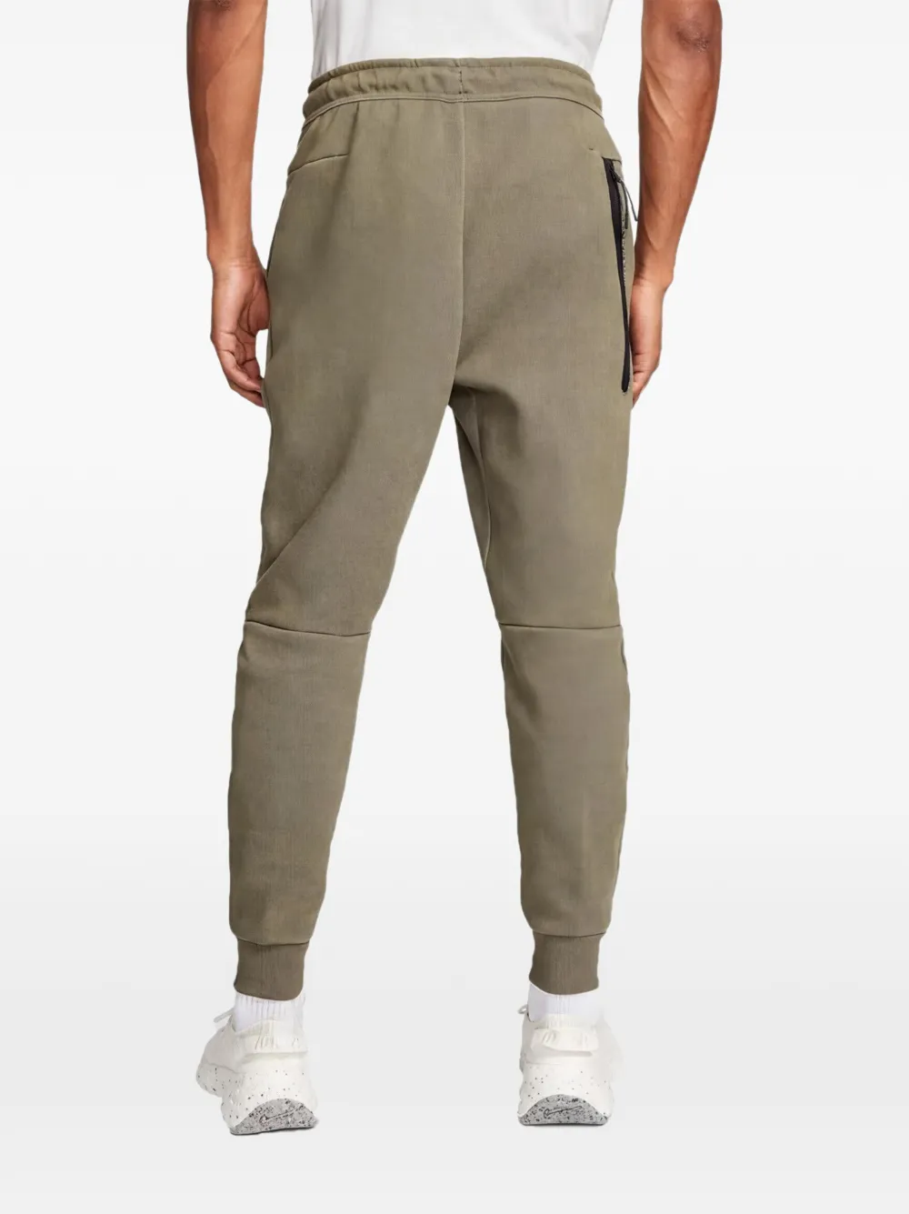 Nike Tech Fleece drawstring-fastening track pants Groen