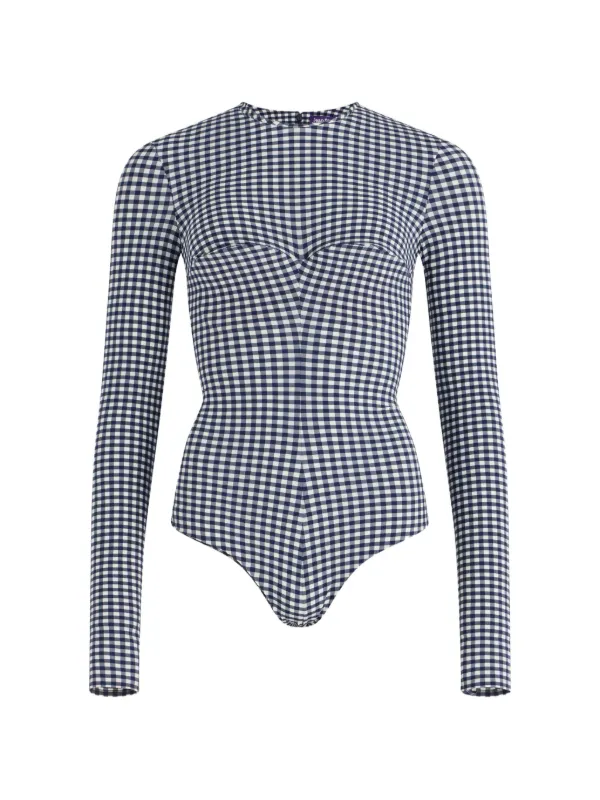 Jean Paul Gaultier Long-sleeves Top in Blue