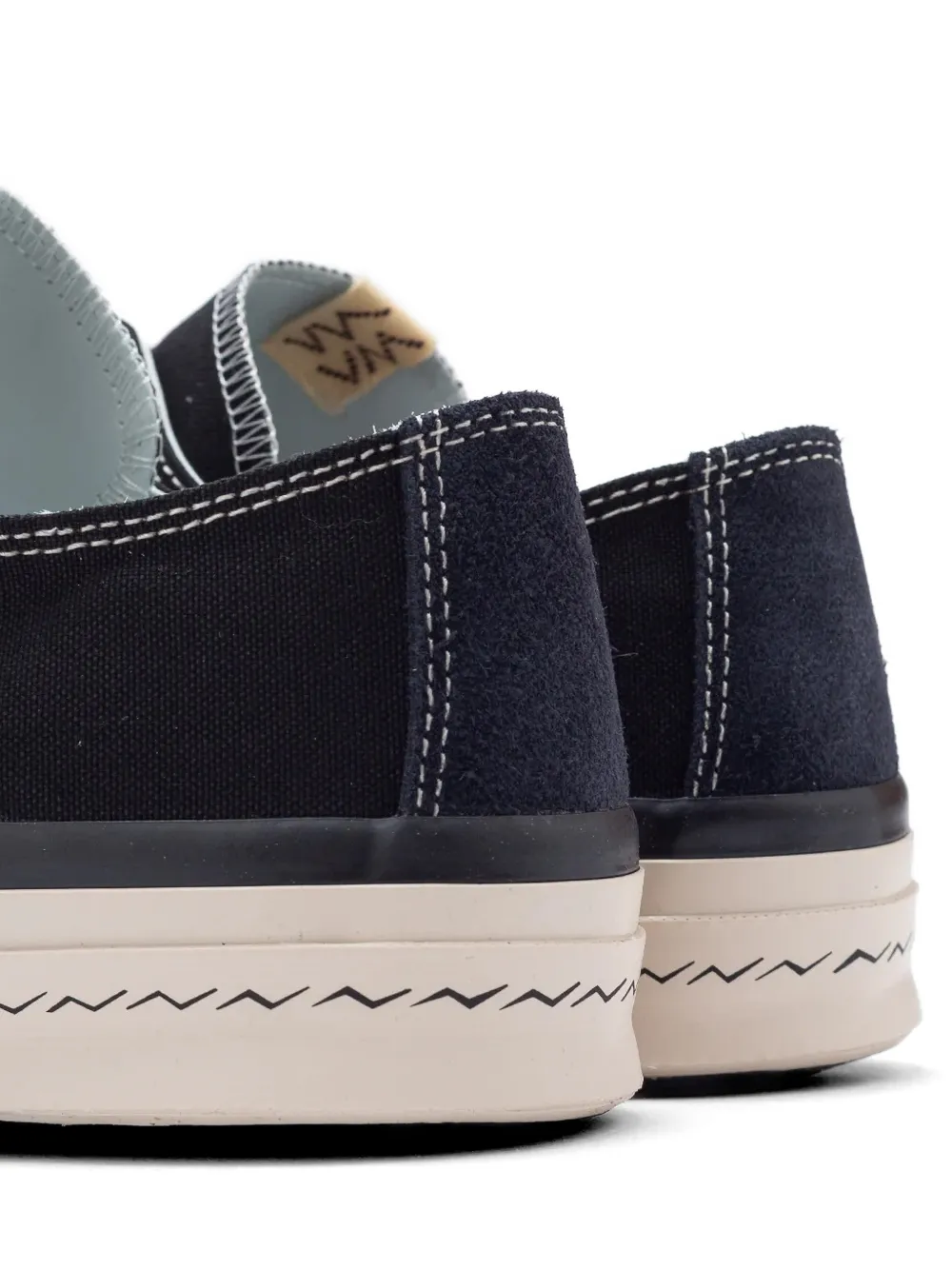 visvim Sneakers met contrasterende stiksels Zwart