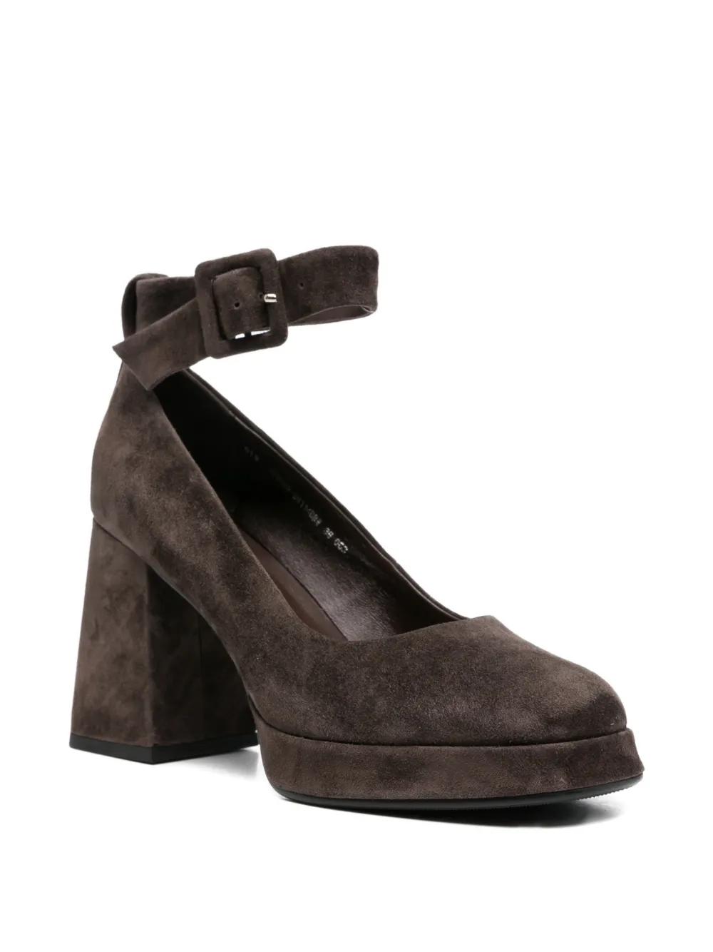 ADRIANNA FERETTI Pumps met gespdetail Bruin