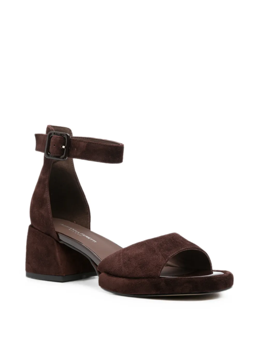 ADRIANNA FERETTI Sandalen met blokhak en gespsluiting Bruin