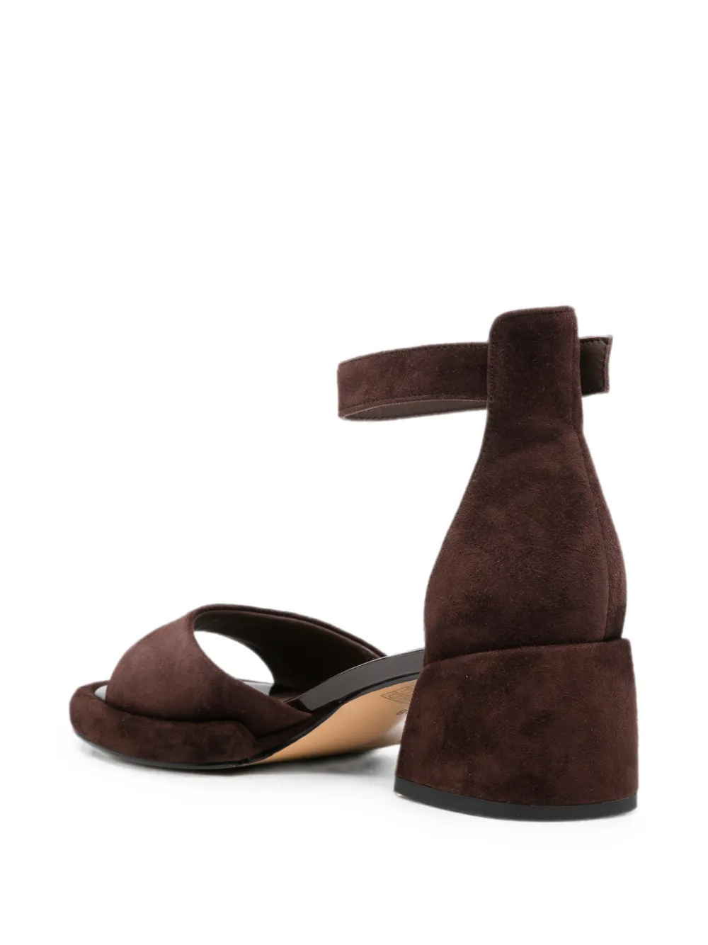 ADRIANNA FERETTI Sandalen met blokhak en gespsluiting Bruin