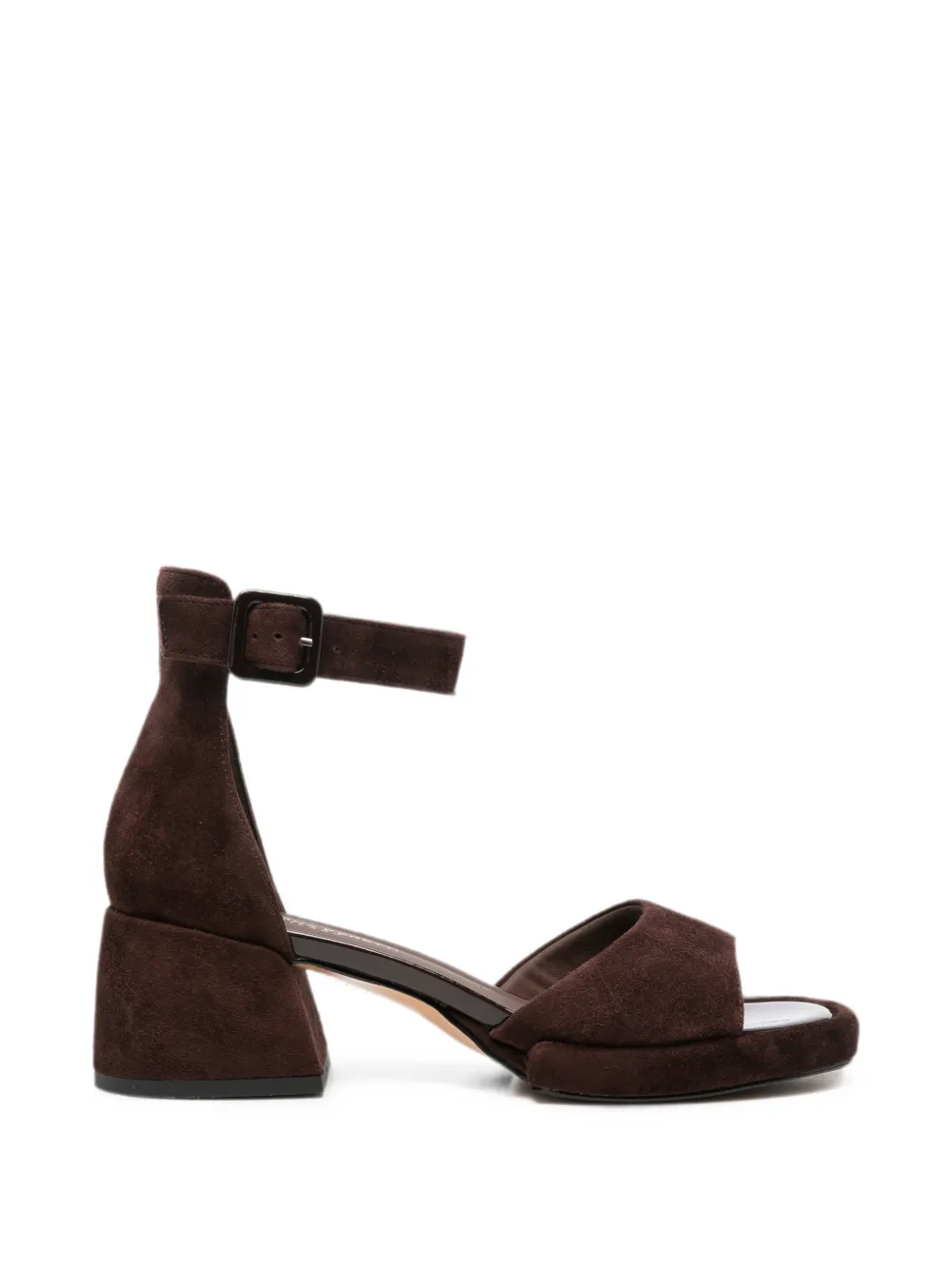 ADRIANNA FERETTI Sandalen met blokhak en gespsluiting Bruin