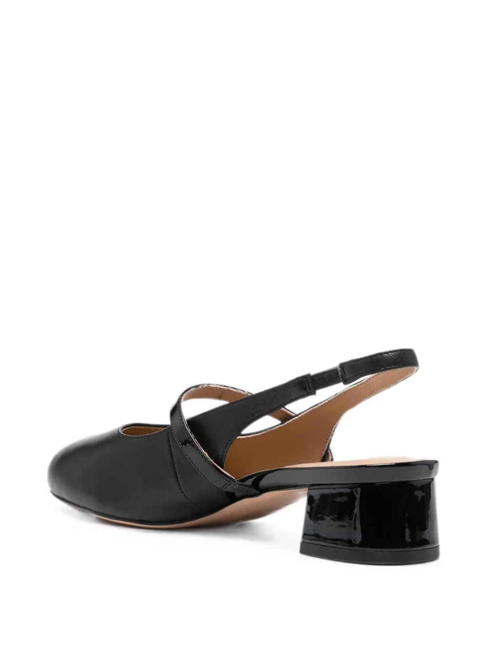 ADRIANNA FERETTI Slingback pumps met knoopdetail Zwart