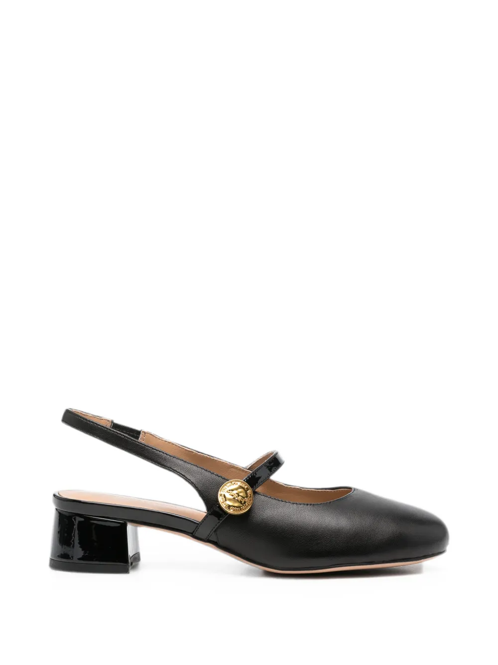 ADRIANNA FERETTI Slingback pumps met knoopdetail Zwart