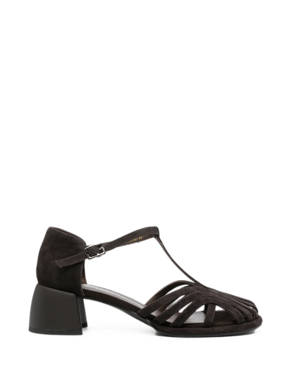 ADRIANNA FERETTI Sandalen met T-bandje Bruin