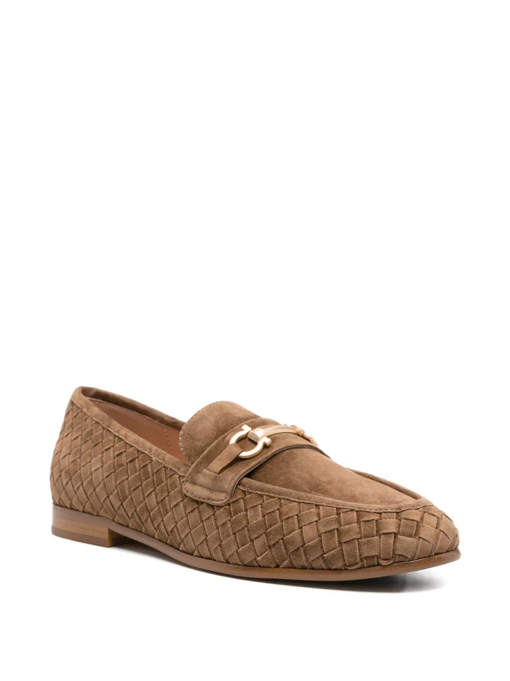 ADRIANNA FERETTI suede loafers Bruin