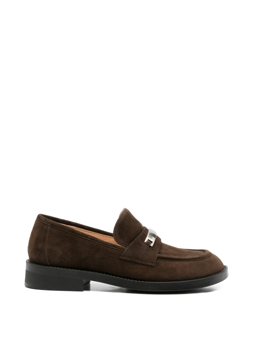ADRIANNA FERETTI suede loafers - Marrone