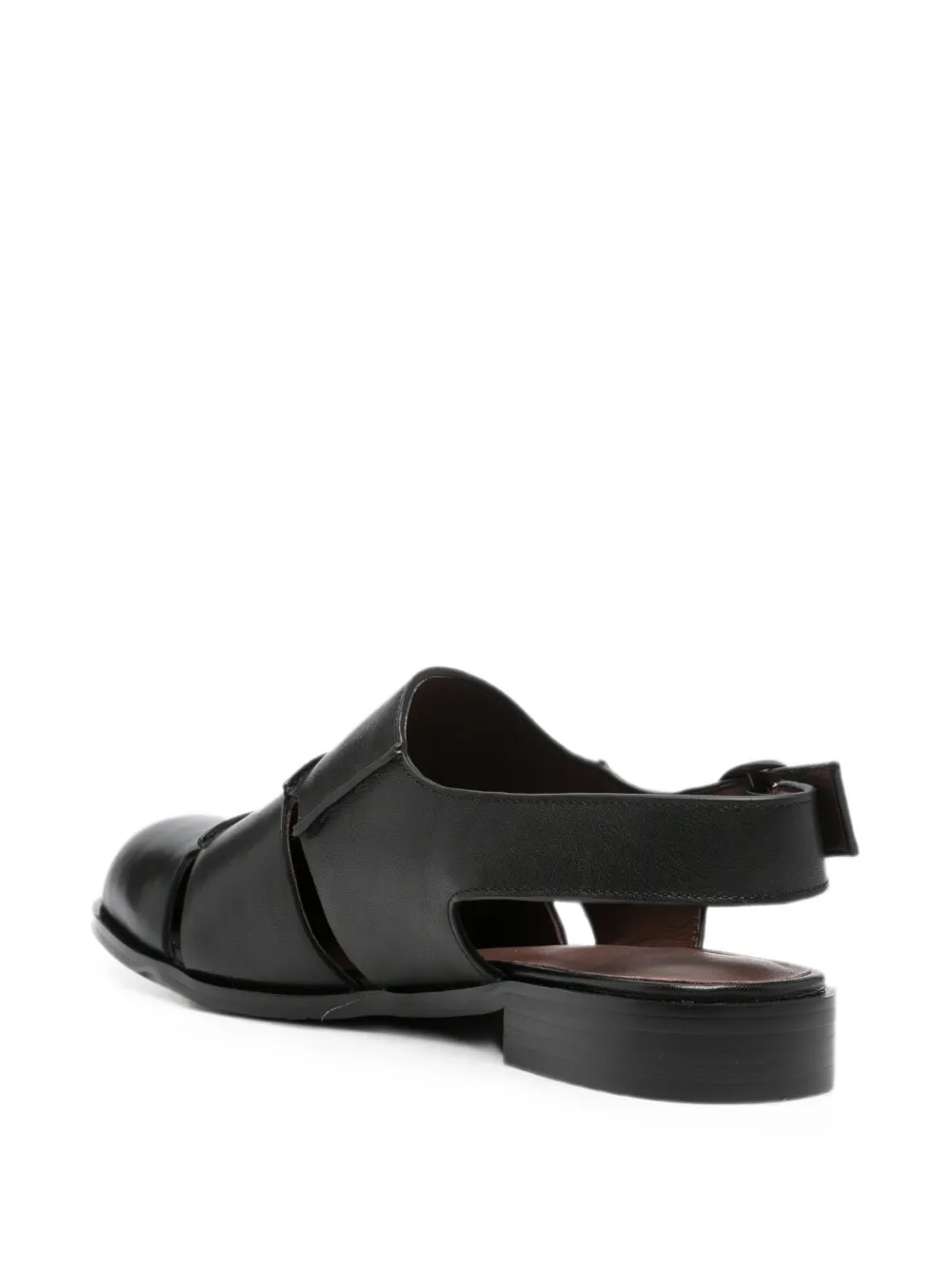 ADRIANNA FERETTI Gekooide sandalen met gesp Zwart
