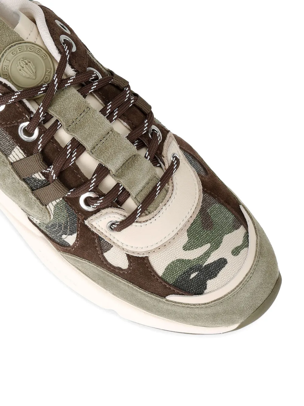 Kurt Geiger London Suède sneakers Groen