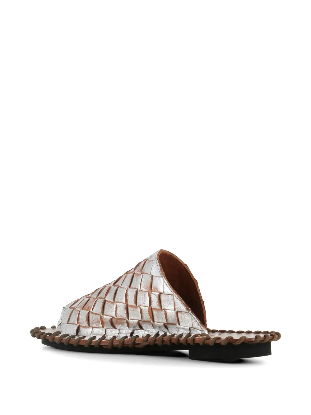 Alexander Hotto Sandalen met open neus Zilver