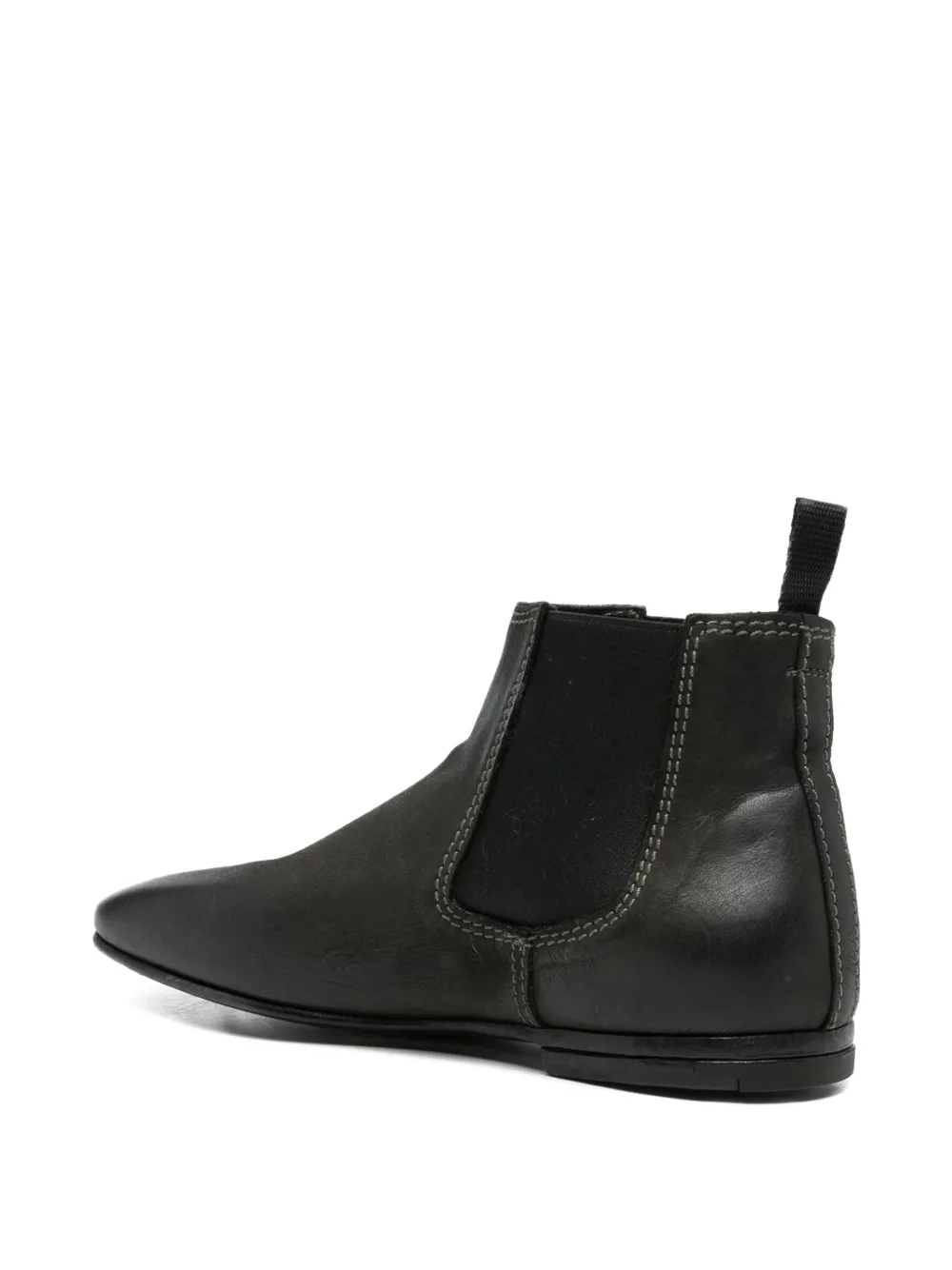 Premiata Chelsea laarzen met vierkante neus Zwart