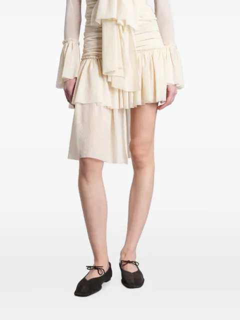 SIEDRES Gigi ruched ruffled skirt