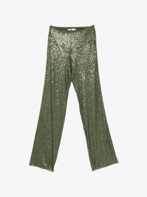 SIEDRES sequin-embellished trousers