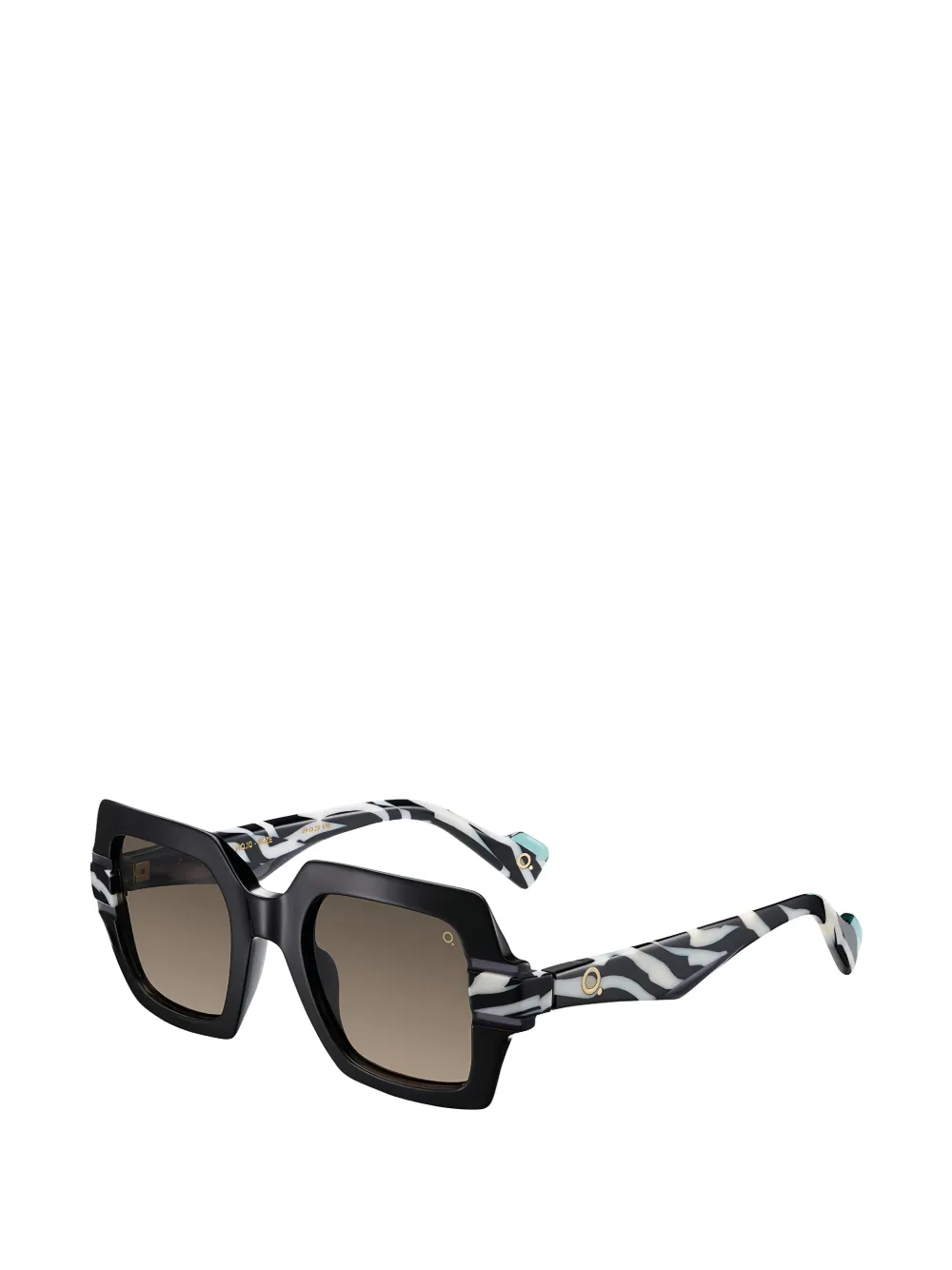 Etnia Barcelona Mambo zonnebril met zebraprint Zwart