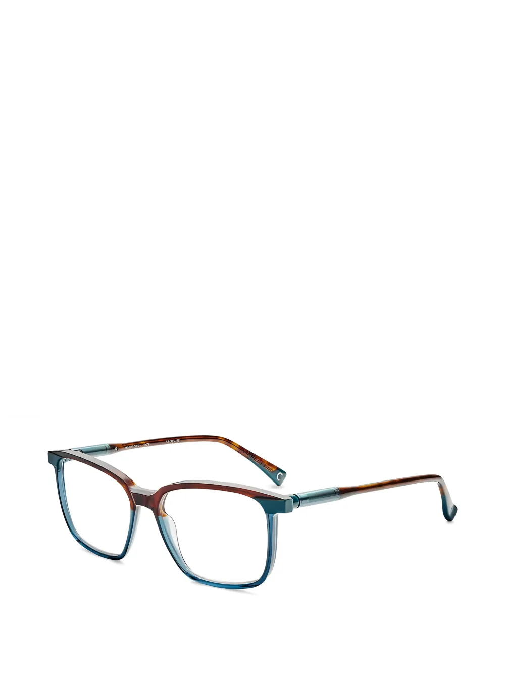 Etnia Barcelona White Oak bril met geometrisch montuur Blauw
