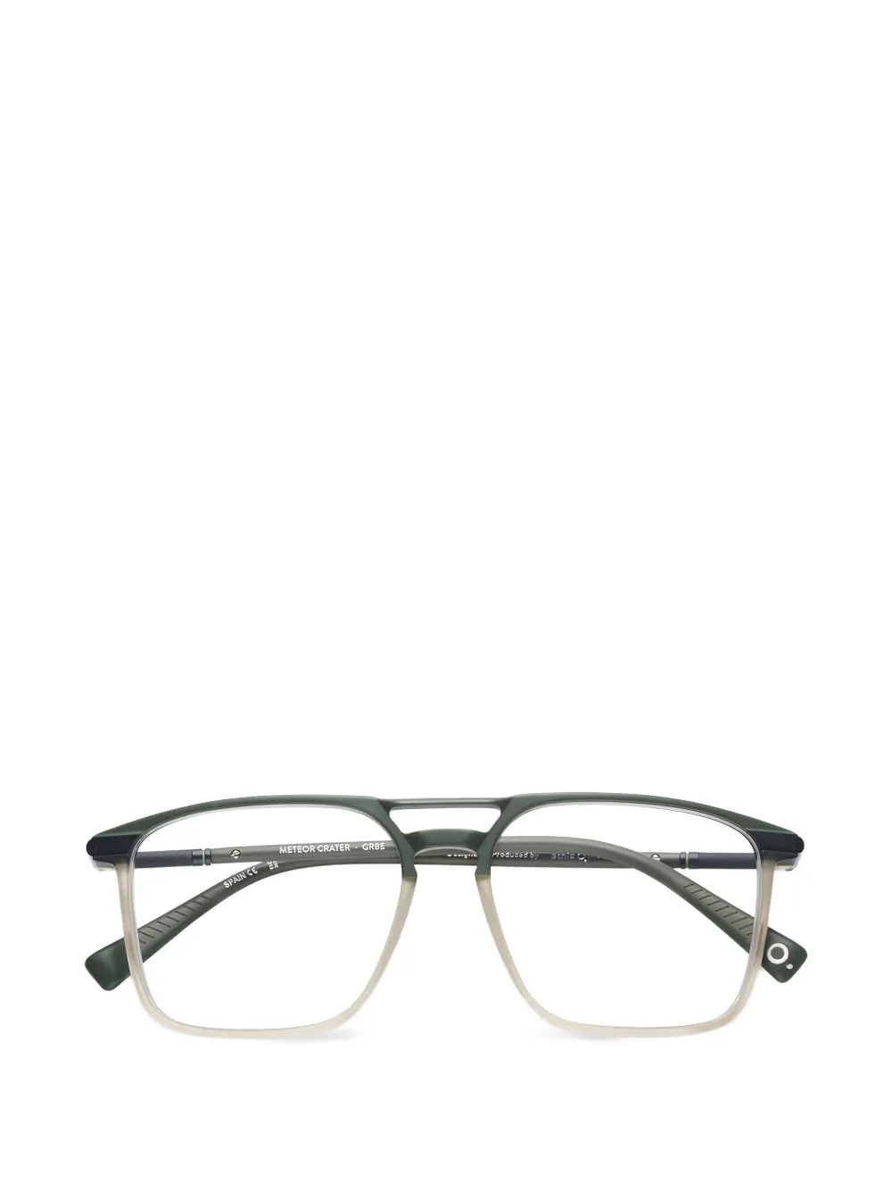 Etnia Barcelona Meteor Crater geometric frame glasses - Verde