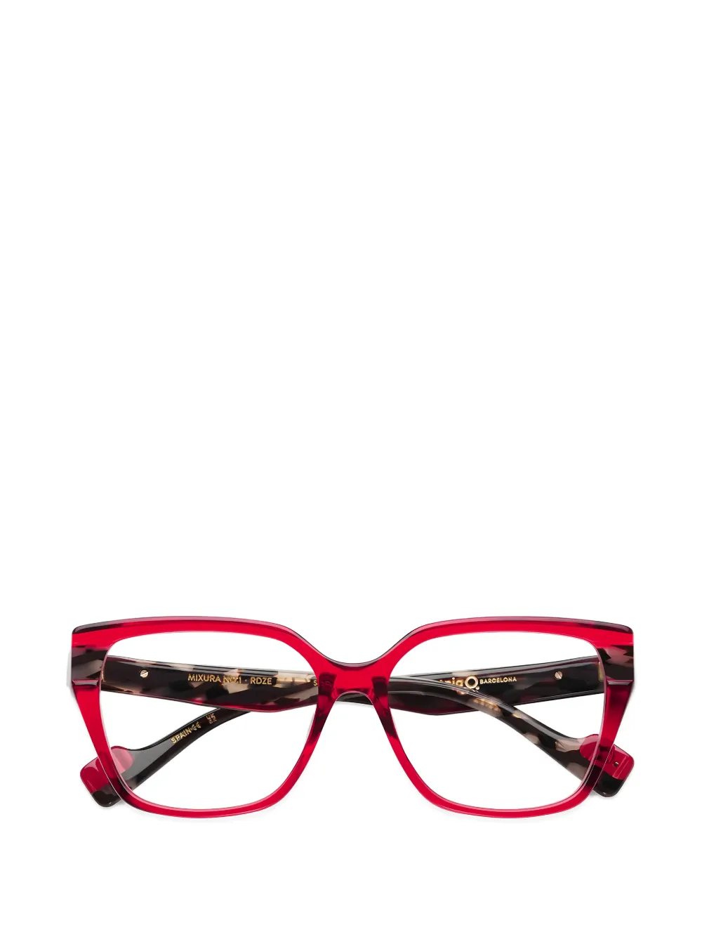 Etnia Barcelona Mixura square frame glasses - Rosso
