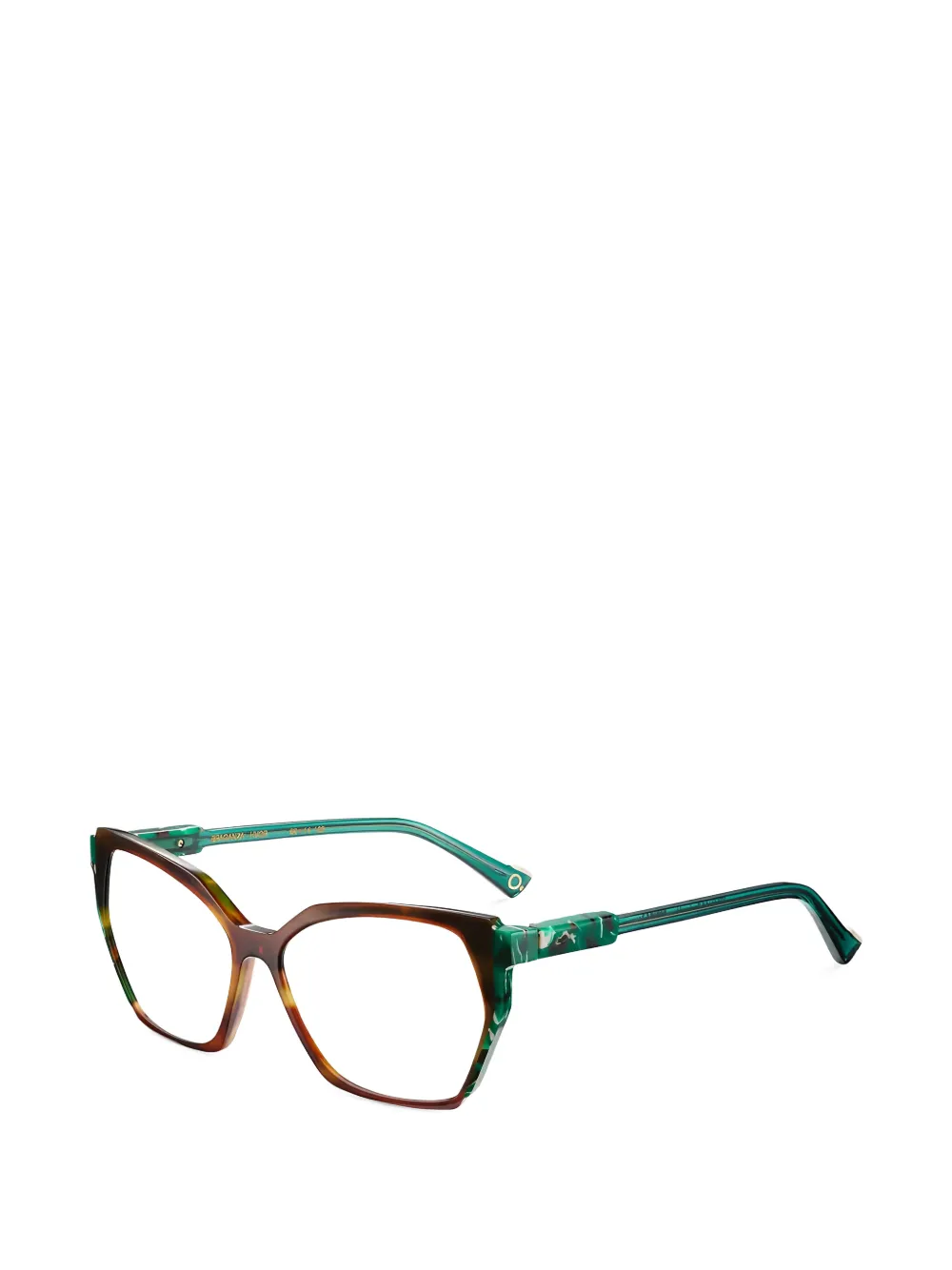 Etnia Barcelona Braganza bril met geometrisch montuur Bruin