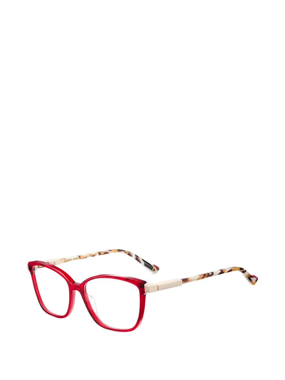 Etnia Barcelona Sajonia bril met vierkant montuur Rood