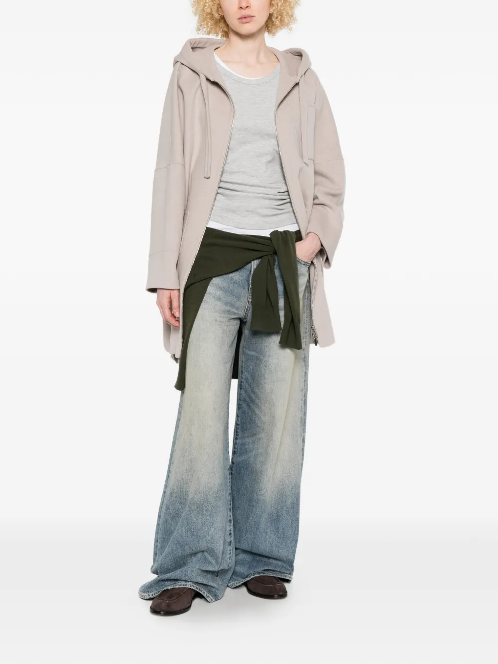'S Max Mara Jas met capuchon Beige