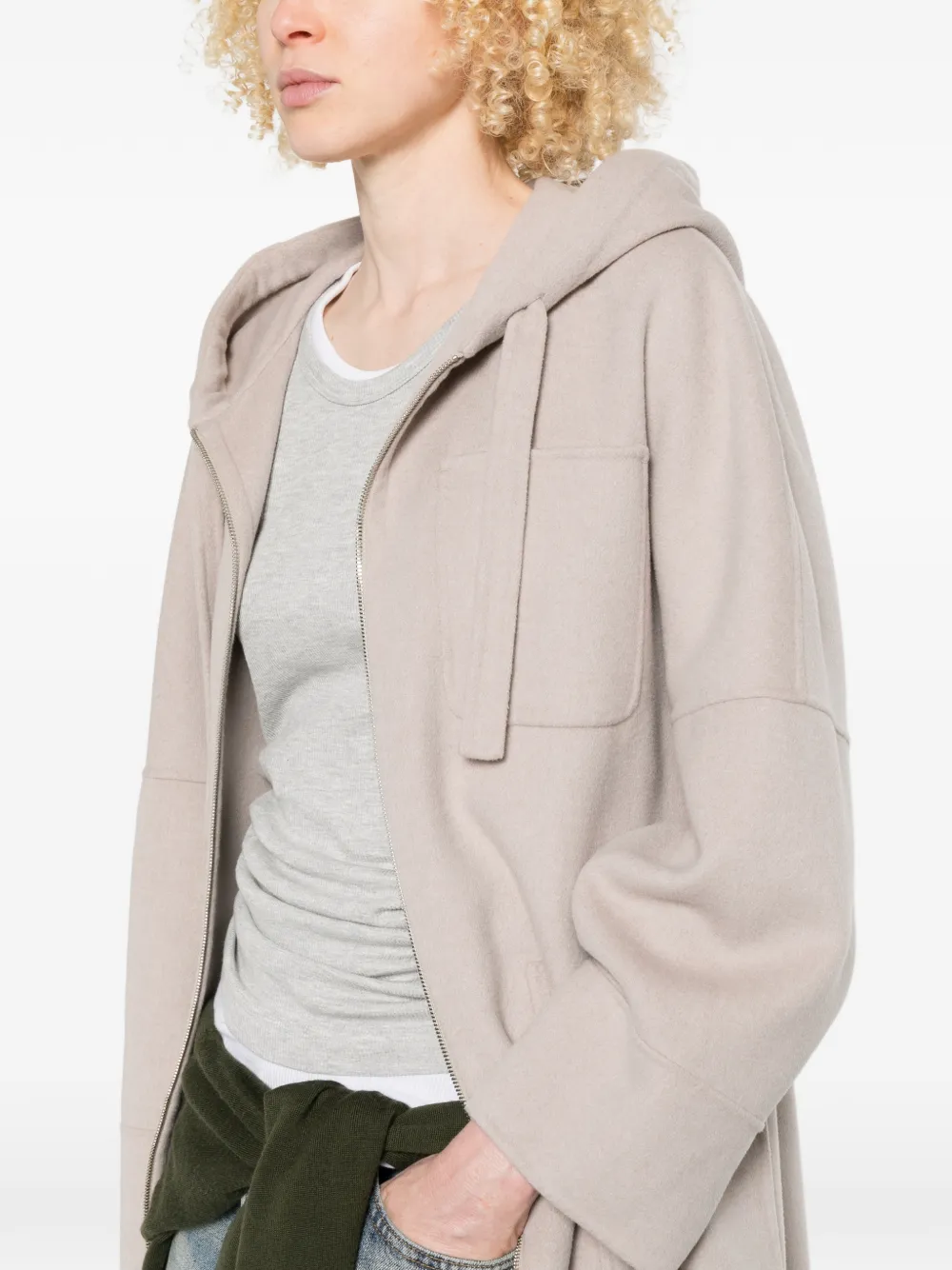 'S Max Mara Jas met capuchon Beige