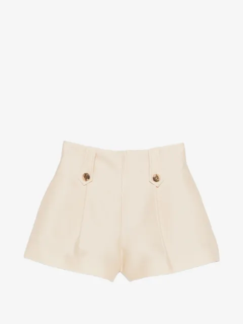 ZIMMERMANN shorts con pinzas y botones