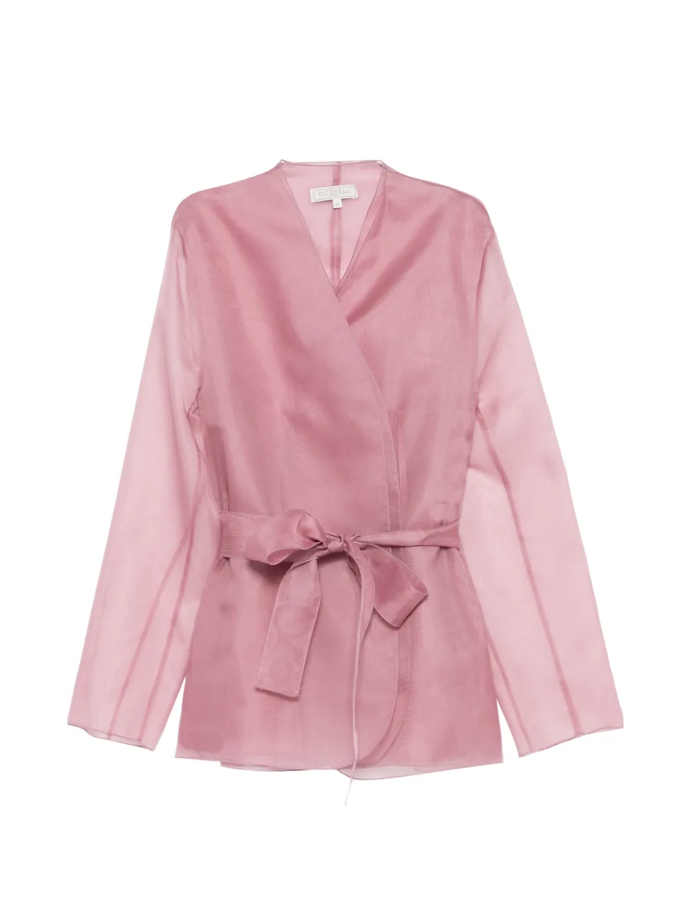 Antonelli belted jacket - Rosa