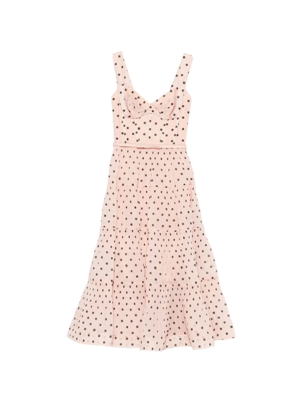 ZIMMERMANN polka-dot-pattern midi dress - Rosa