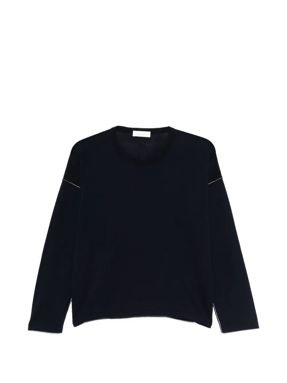 Roberto Collina contrast-stitch sweater - Blau