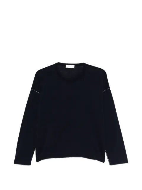 Roberto Collina contrast-stitch sweater