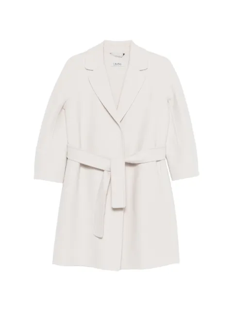 'S Max Mara manteau à taille ceinturée